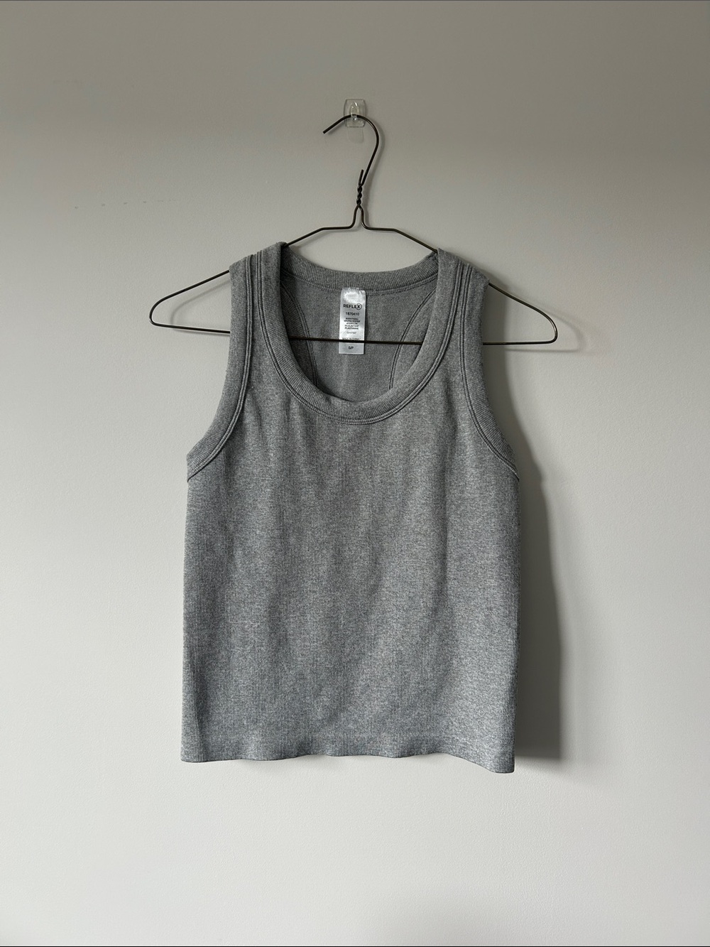 Reflex Light Gray Racerback Tank Top